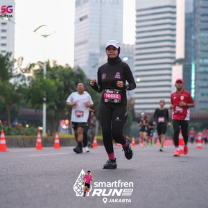 Race photo from SMARTFREN RUN 2026