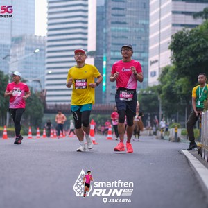 Race photo from SMARTFREN RUN 2026