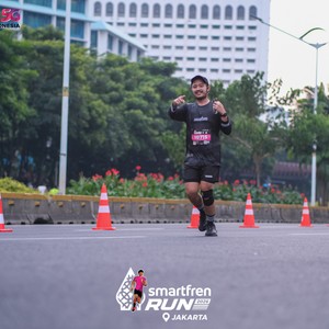 Race photo from SMARTFREN RUN 2026