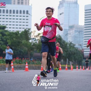 Race photo from SMARTFREN RUN 2026