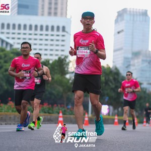 Race photo from SMARTFREN RUN 2026