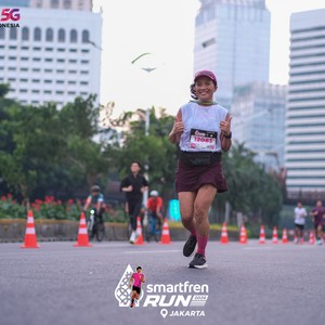 Race photo from SMARTFREN RUN 2026