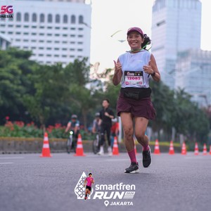 Race photo from SMARTFREN RUN 2026