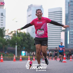 Race photo from SMARTFREN RUN 2026
