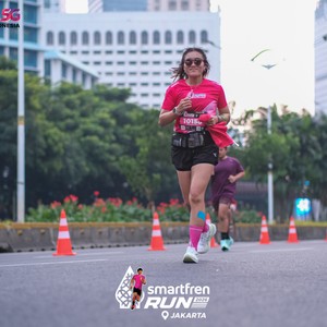 Race photo from SMARTFREN RUN 2026