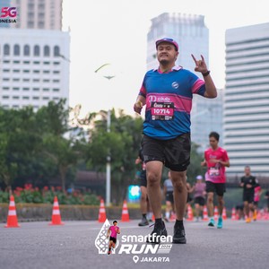 Race photo from SMARTFREN RUN 2026