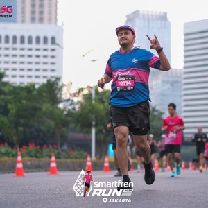 Race photo from SMARTFREN RUN 2026