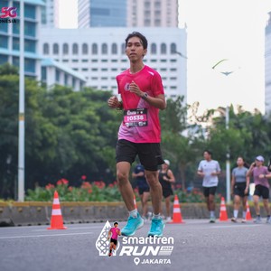 Race photo from SMARTFREN RUN 2026