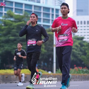 Race photo from SMARTFREN RUN 2026