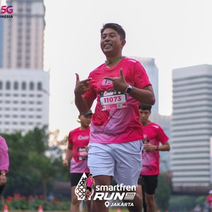Race photo from SMARTFREN RUN 2026