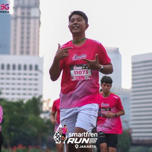 Race photo from SMARTFREN RUN 2026