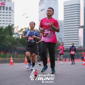 Race photo from SMARTFREN RUN 2026