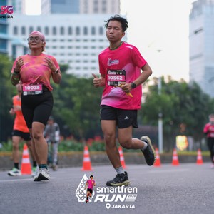 Race photo from SMARTFREN RUN 2026