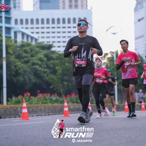 Race photo from SMARTFREN RUN 2026