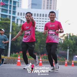 Race photo from SMARTFREN RUN 2026