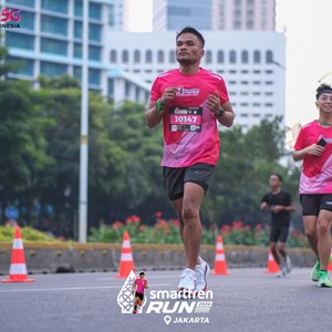 Race photo from SMARTFREN RUN 2026