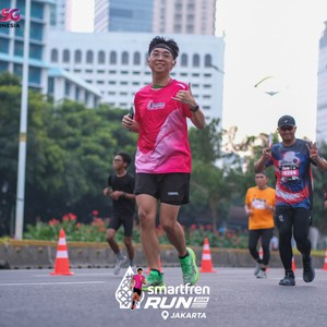 Race photo from SMARTFREN RUN 2026