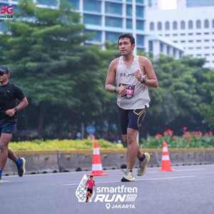 Race photo from SMARTFREN RUN 2026