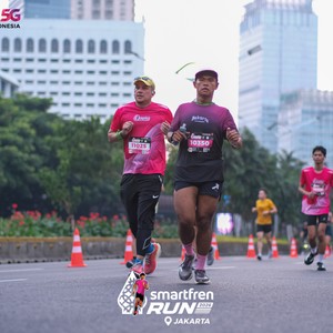 Race photo from SMARTFREN RUN 2026