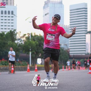 Race photo from SMARTFREN RUN 2026