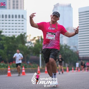 Race photo from SMARTFREN RUN 2026