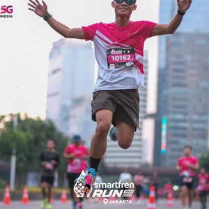 Race photo from SMARTFREN RUN 2026