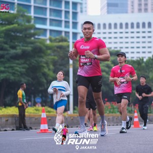 Race photo from SMARTFREN RUN 2026