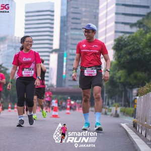 Race photo from SMARTFREN RUN 2026