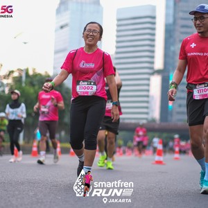 Race photo from SMARTFREN RUN 2026