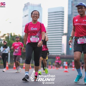 Race photo from SMARTFREN RUN 2026