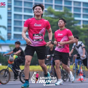 Race photo from SMARTFREN RUN 2026