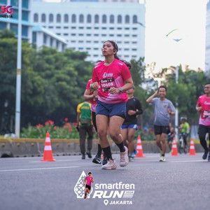 Race photo from SMARTFREN RUN 2026