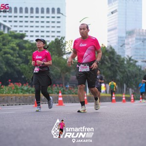 Race photo from SMARTFREN RUN 2026