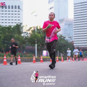 Race photo from SMARTFREN RUN 2026