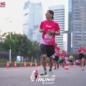 Race photo from SMARTFREN RUN 2026