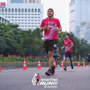 Race photo from SMARTFREN RUN 2026