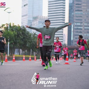 Race photo from SMARTFREN RUN 2026