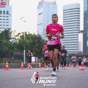 Race photo from SMARTFREN RUN 2026