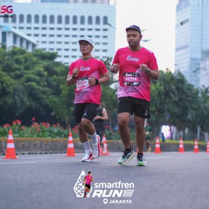 Race photo from SMARTFREN RUN 2026