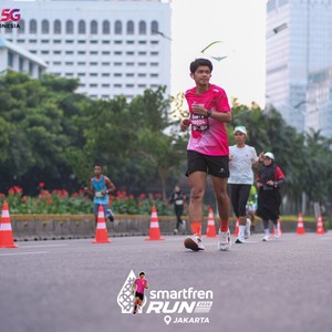 Race photo from SMARTFREN RUN 2026