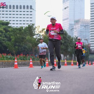Race photo from SMARTFREN RUN 2026