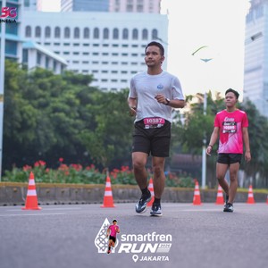 Race photo from SMARTFREN RUN 2026