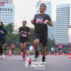 Race photo from SMARTFREN RUN 2026