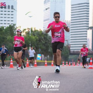 Race photo from SMARTFREN RUN 2026
