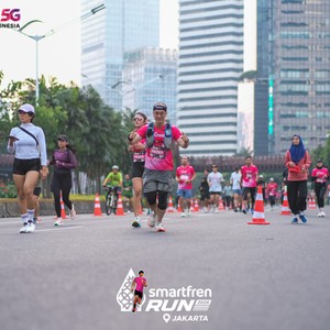 Race photo from SMARTFREN RUN 2026