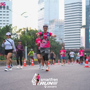 Race photo from SMARTFREN RUN 2026