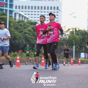 Race photo from SMARTFREN RUN 2026