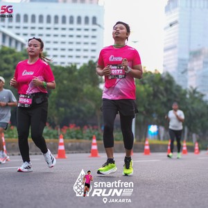 Race photo from SMARTFREN RUN 2026