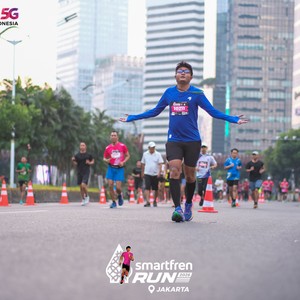 Race photo from SMARTFREN RUN 2026