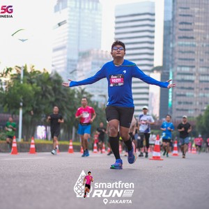 Race photo from SMARTFREN RUN 2026